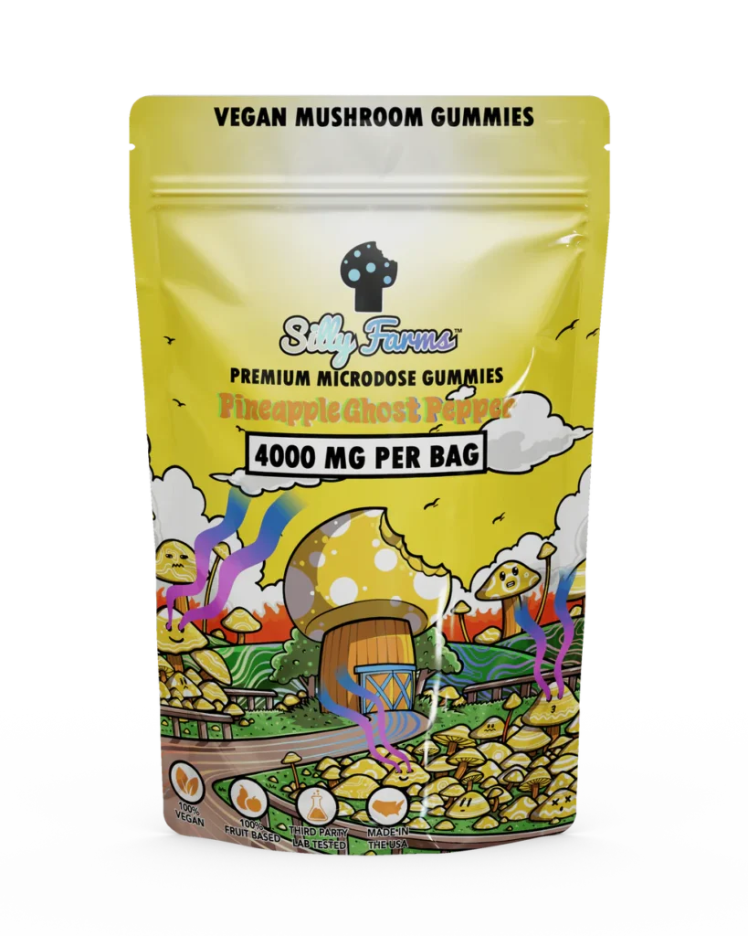 Buy Silly Farms Mushroom Gummies Pineapple Ghost Pepper